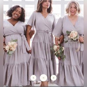 Ivy City Co dress M NWT gray